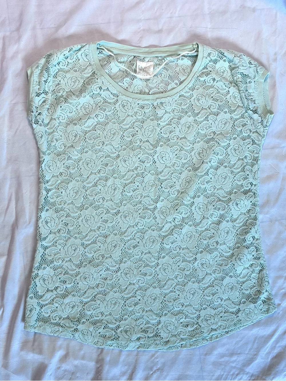 Vintage Zara Trafaluc Embroidered Lace Top